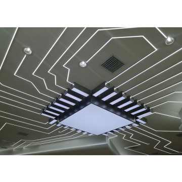 aluminum squar groove black LED linear light cover